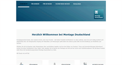 Desktop Screenshot of montage-aktuell.de